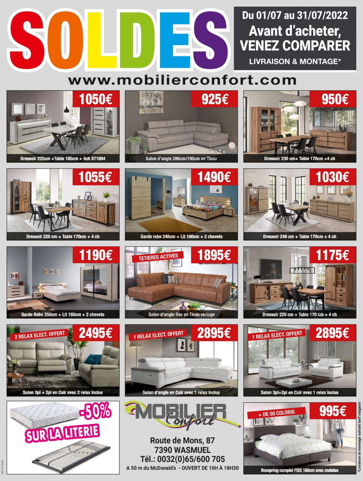 Pub Soldes Page Mobilier Confort