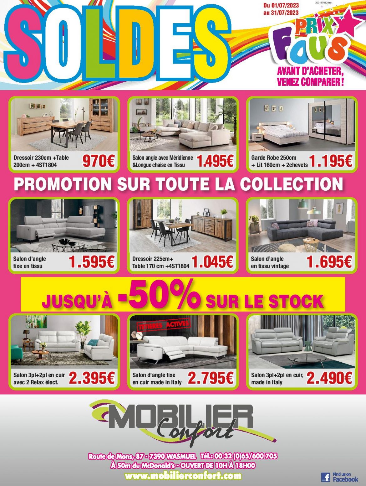 Pub Soldes Page Mobilier Confort